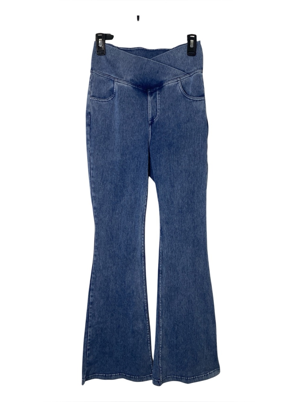 High-Waist Flare Women’s Jeans - Dark Blue